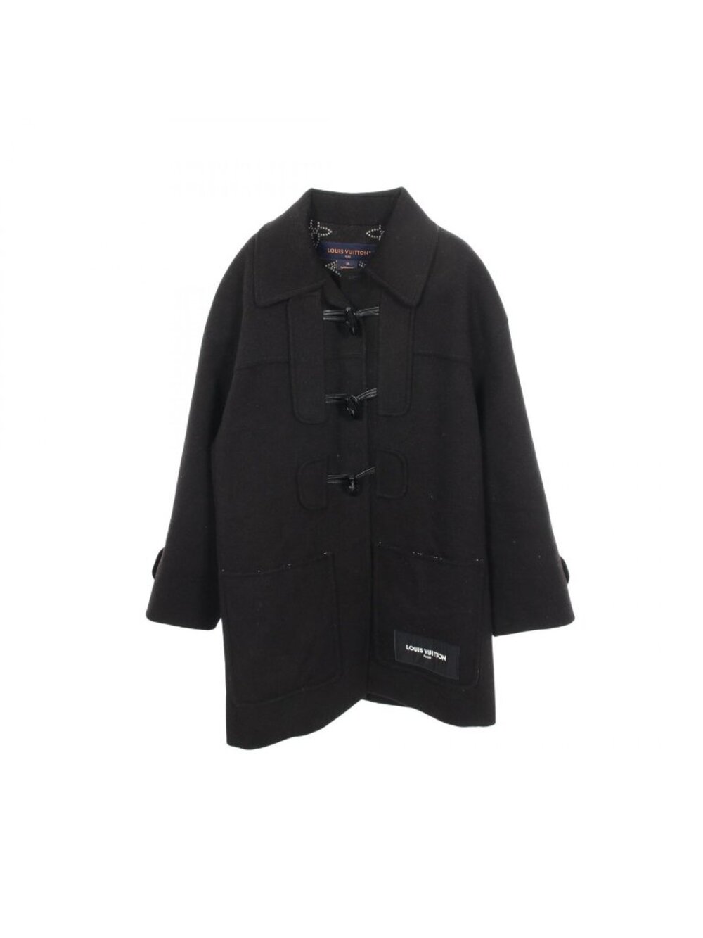 Louis Vuitton Duffle Coat Wool Silk